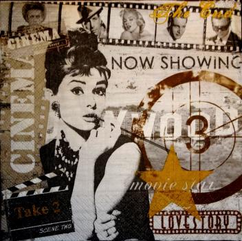 028 Stars - 3-lagig - Audrey Hepburn